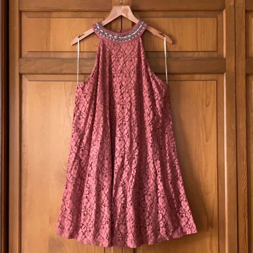 Lace Halter Dress